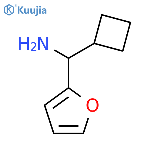 1-cyclobutyl-1-(furan-2-yl)methanamine structure