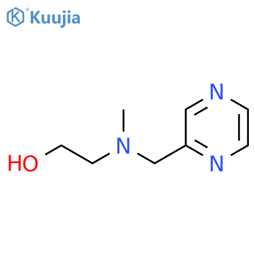2-(Methyl-pyrazin-2-ylmethyl-amino)-ethanol structure