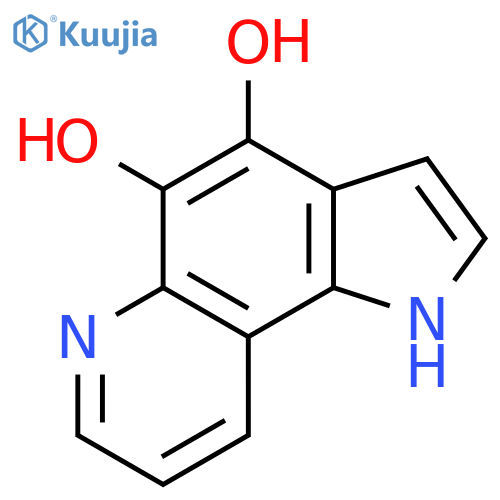 1H-Pyrrolo[2,3-f]quinoline-4,5-diol structure