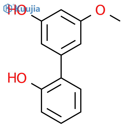 3-(2-hydroxyphenyl)-5-methoxyphenol structure