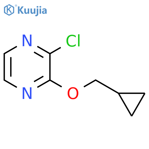 2-Chloro-3-(cyclopropylmethoxy)pyrazine structure