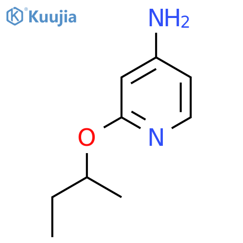 2-(Butan-2-yloxy)pyridin-4-amine structure