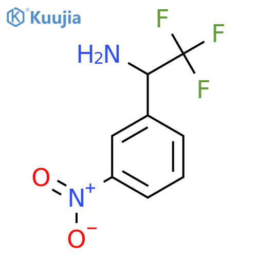 2,2,2-trifluoro-1-(3-nitrophenyl)ethan-1-amine structure