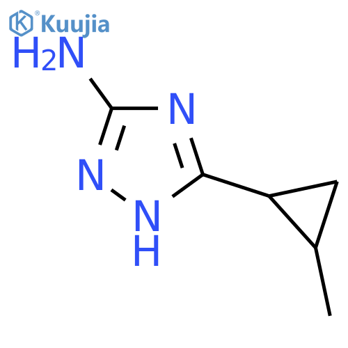 5-(2-Methylcyclopropyl)-4H-1,2,4-triazol-3-amine structure