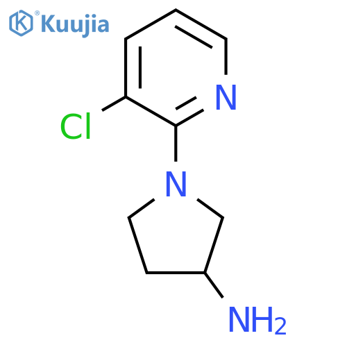 1-(3-Chloropyridin-2-yl)pyrrolidin-3-amine structure