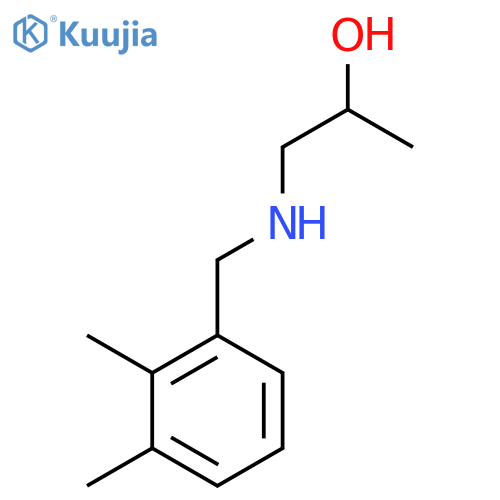 1-{(2,3-dimethylphenyl)methylamino}propan-2-ol structure