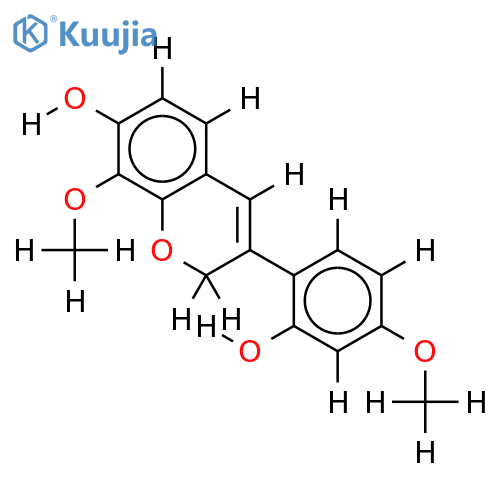 2',7-dihydroxy-4',8-dimethoxyisoflavan-3 -ene structure