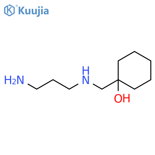1-{(3-aminopropyl)aminomethyl}cyclohexan-1-ol structure