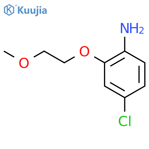 4-chloro-2-(2-methoxyethoxy)aniline structure