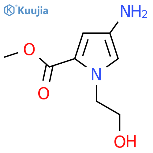 Methyl 4-amino-1-(2-hydroxyethyl)-1h-pyrrole-2-carboxylate structure