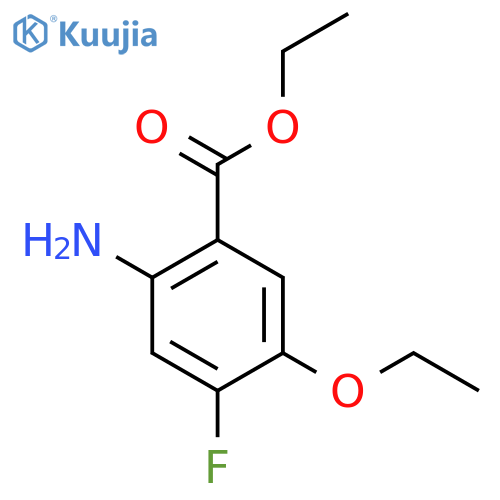Ethyl 2-amino-5-ethoxy-4-fluorobenzoate structure