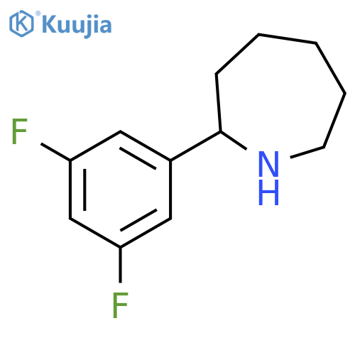 2-(3,5-difluorophenyl)azepane structure