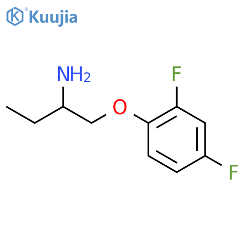 1-(2,4-Difluorophenoxy)butan-2-amine structure