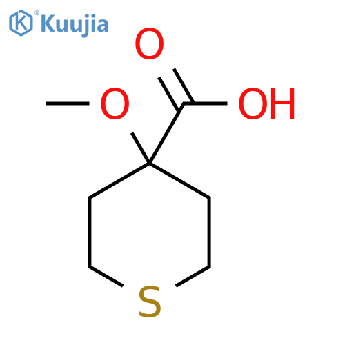 4-methoxythiane-4-carboxylic acid structure