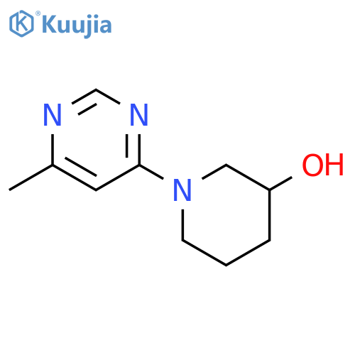 1-(6-methylpyrimidin-4-yl)piperidin-3-ol structure