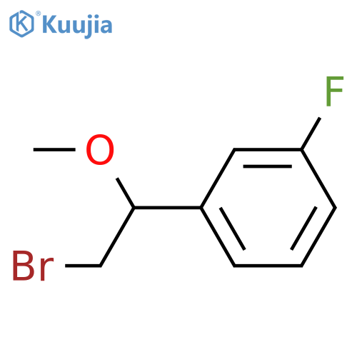 1-(2-Bromo-1-methoxyethyl)-3-fluorobenzene structure