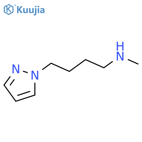 methyl4-(1H-pyrazol-1-yl)butylamine structure