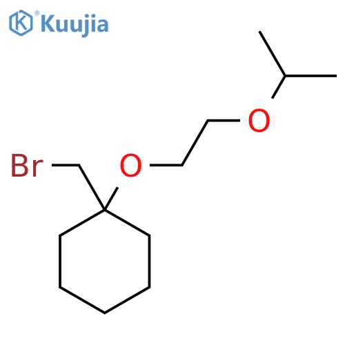 1-(bromomethyl)-1-2-(propan-2-yloxy)ethoxycyclohexane structure