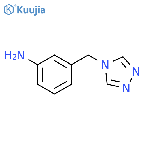 3-(4H-1,2,4-triazol-4-ylmethyl)aniline structure