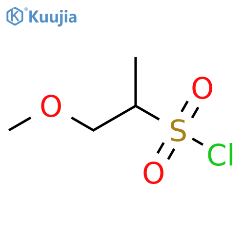 1-methoxypropane-2-sulfonyl chloride structure