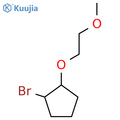 1-Bromo-2-(2-methoxyethoxy)cyclopentane structure