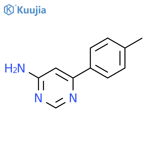 6-(4-methylphenyl)pyrimidin-4-amine structure