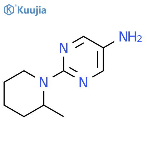 2-(2-methylpiperidin-1-yl)pyrimidin-5-amine structure