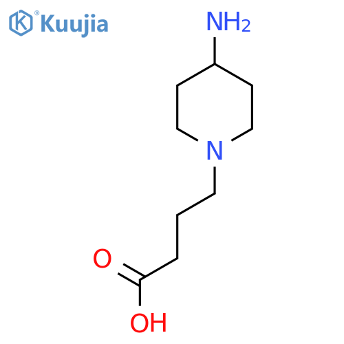 4-(4-Aminopiperidin-1-yl)butanoic acid structure