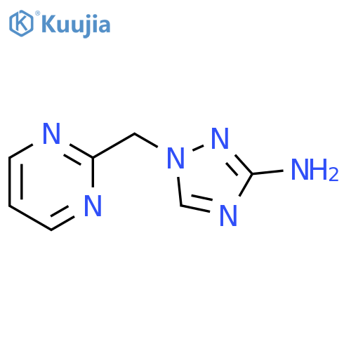 1-(pyrimidin-2-yl)methyl-1H-1,2,4-triazol-3-amine structure
