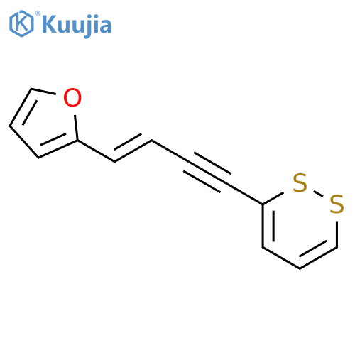 3-[4-(2-Furanyl)-3-buten-1-ynyl]-1, 2-dithiin structure