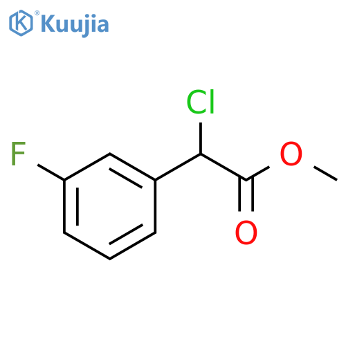 METHYL 2-CHLORO-2-(3-FLUOROPHENYL)ACETATE structure