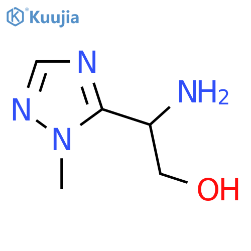 2-amino-2-(1-methyl-1H-1,2,4-triazol-5-yl)ethan-1-ol structure