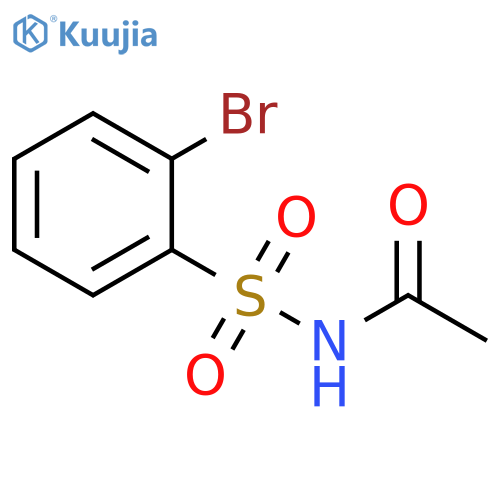 N-(2-bromobenzenesulfonyl)acetamide structure