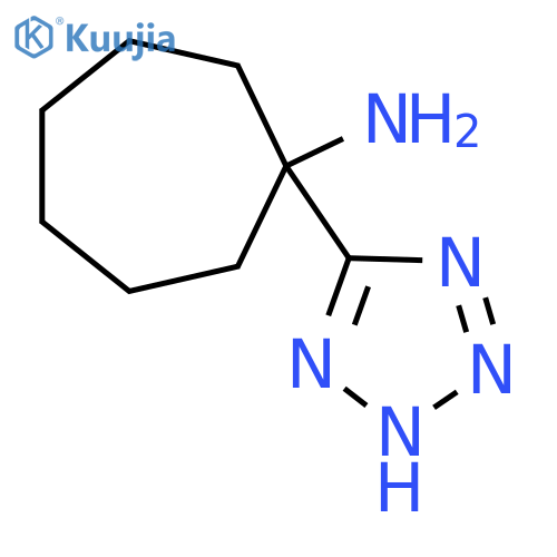 1-(2H-tetrazol-5-yl)cycloheptan-1-amine structure