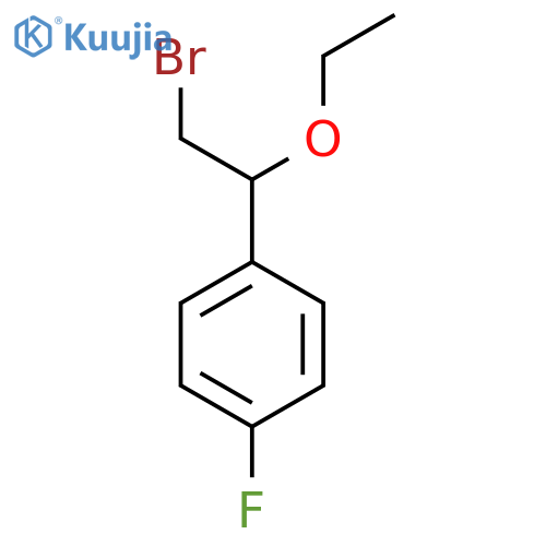 1-(2-Bromo-1-ethoxyethyl)-4-fluorobenzene structure