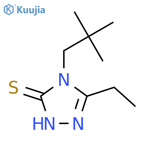 4-(2,2-Dimethylpropyl)-5-ethyl-4h-1,2,4-triazole-3-thiol structure
