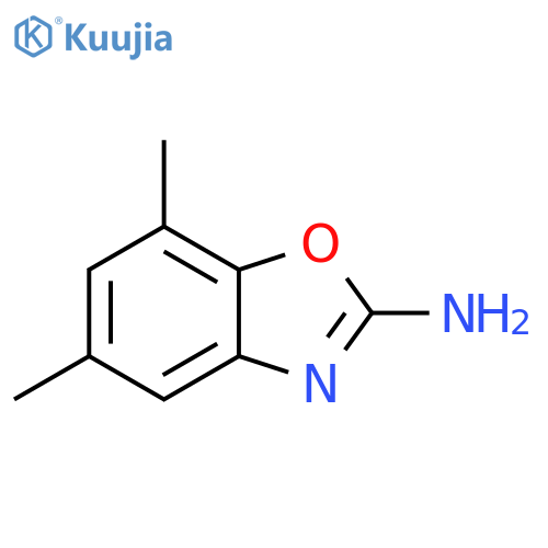 5,7-dimethyl-1,3-benzoxazol-2-amine structure