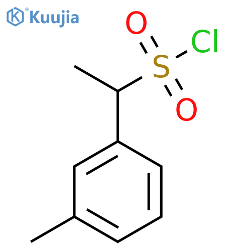 1-(3-Methylphenyl)ethane-1-sulfonyl chloride structure