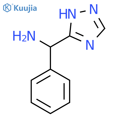 Phenyl(1H-1,2,4-triazol-3-yl)methanamine structure