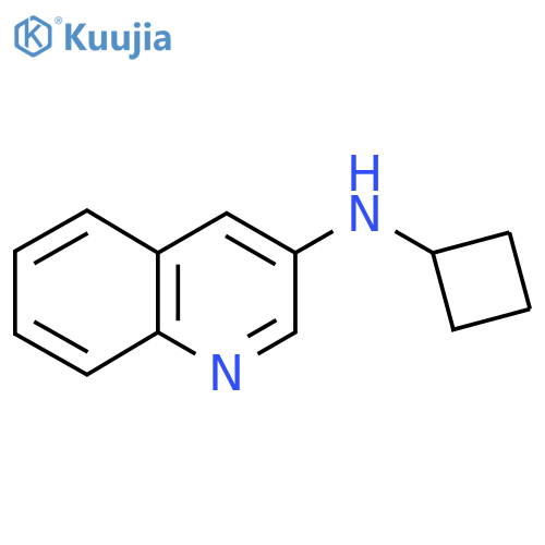 N-cyclobutylquinolin-3-amine structure