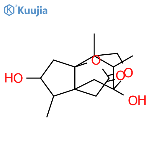 5,8-Methano-3a,8a-propanofuro[2,3-d]oxepin-2(3H)-one, tetrahydro-5,10-dihydroxy-8,11,12-trimethyl-, (3aR,5R,8S,8aS,10R,11S,12S)- structure
