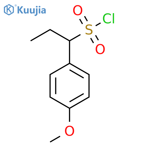 1-(4-Methoxyphenyl)propane-1-sulfonyl chloride structure