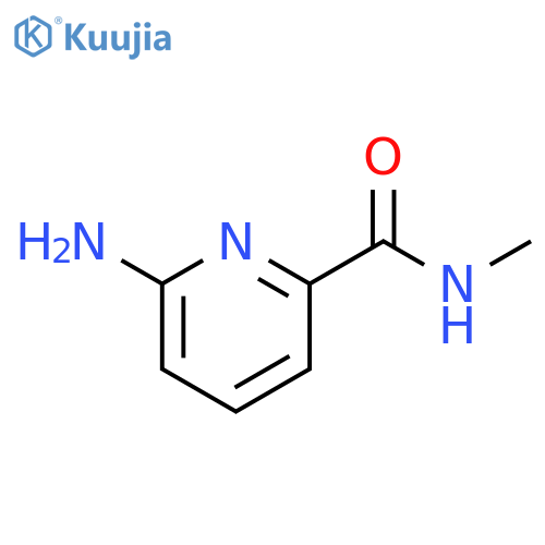6-amino-N-methylpyridine-2-carboxamide structure