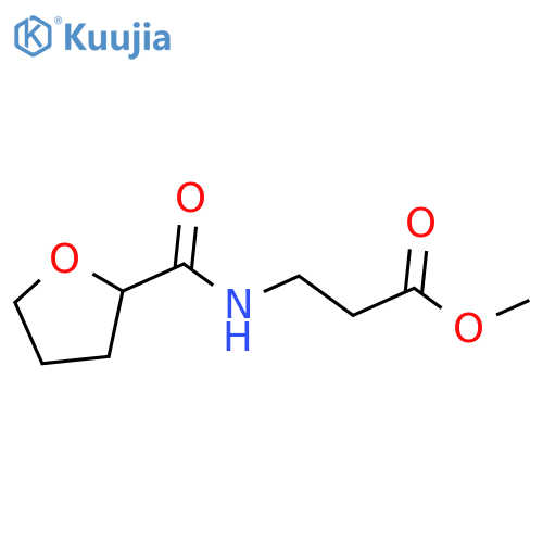 methyl 3-[(oxolan-2-yl)formamido]propanoate structure