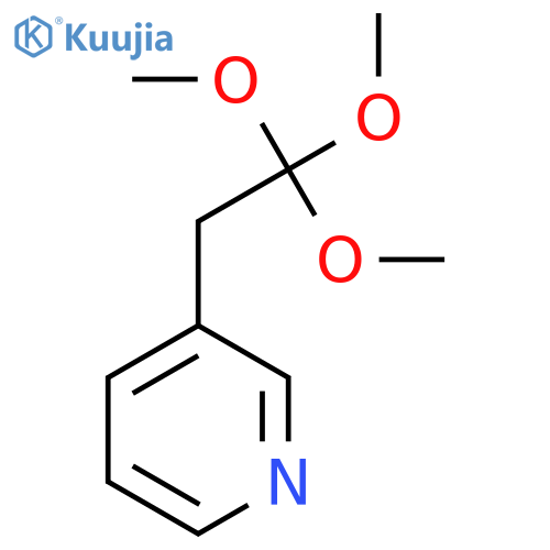 3-(2,2,2-Trimethoxyethyl)pyridine structure