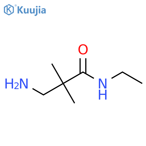 3-Amino-N-ethyl-2,2-dimethylpropanamide structure