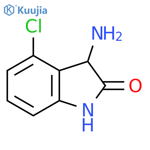 3-amino-4-chloro-2,3-dihydro-1H-indol-2-one structure