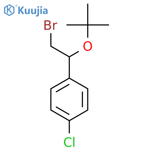 1-2-bromo-1-(tert-butoxy)ethyl-4-chlorobenzene structure