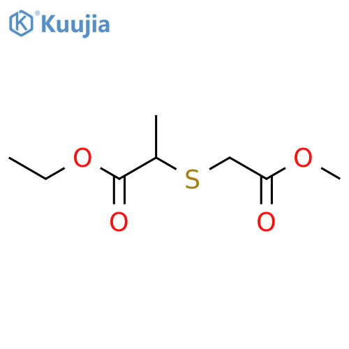 Ethyl 2-[(2-Methoxy-2-oxoethyl)sulfanyl]propanoate structure