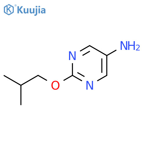 2-(2-methylpropoxy)pyrimidin-5-amine structure